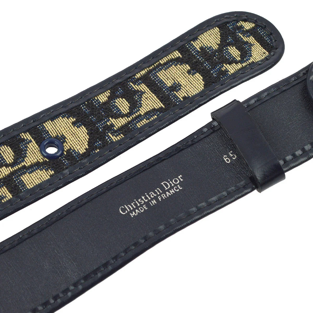 Christian Dior 1980s Trotter Belt #65