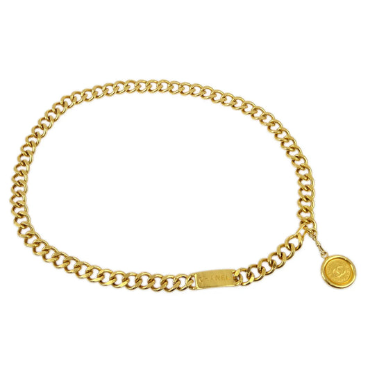 Chanel Medallion Chain Belt Gold