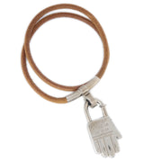 Hermes 2002 Cadena Pendant Choker Necklace Silver