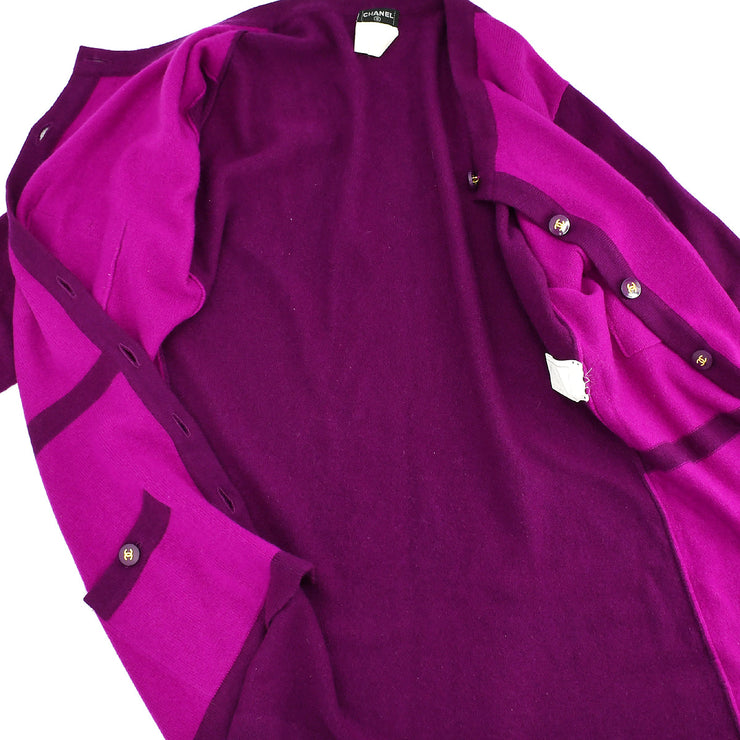 Chanel Cardigan Purple 95A #46