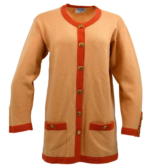 Chanel Cardigan Orange
