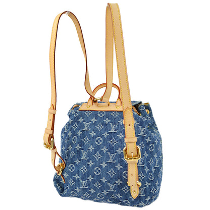 Louis Vuitton * 2006 Blue Monogram Denim Sac a Dos GM Backpack M95056
