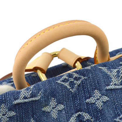 Louis Vuitton * 2006 Blue Monogram Denim Sac a Dos GM Backpack M95056