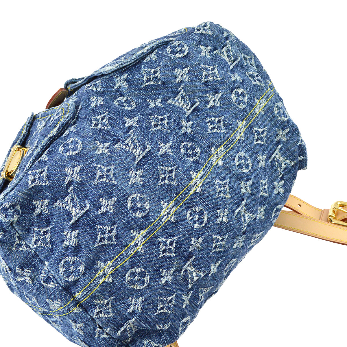 Louis Vuitton * 2006 Blue Monogram Denim Sac a Dos GM Backpack M95056