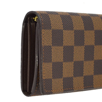 Louis Vuitton 2009 Damier Porte Monnaie Billets Tresor Wallet N61736