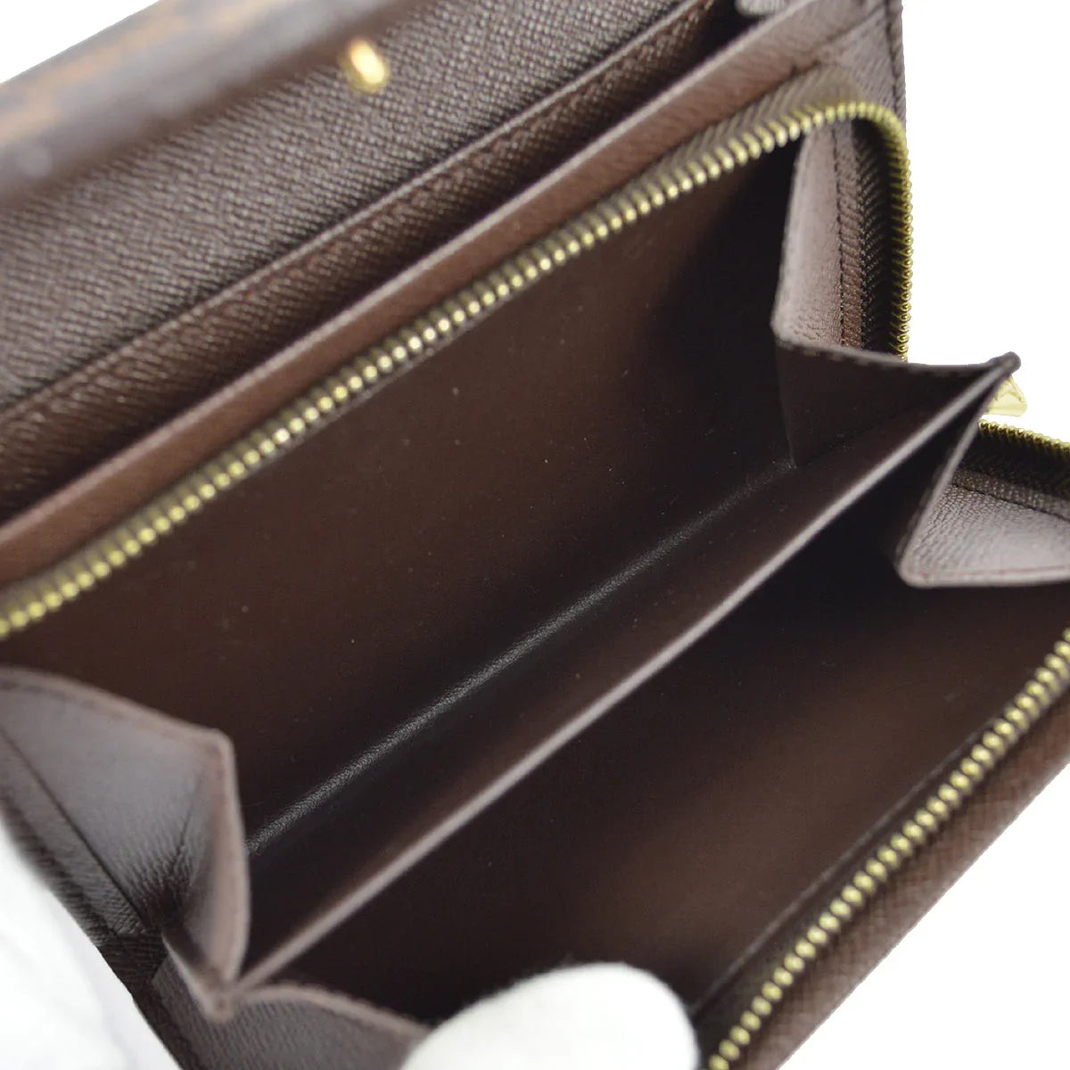 Louis Vuitton 2009 Damier Porte Monnaie Billets Tresor Wallet N61736