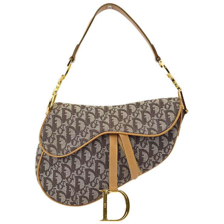 Dior brown saddle bag Clearance