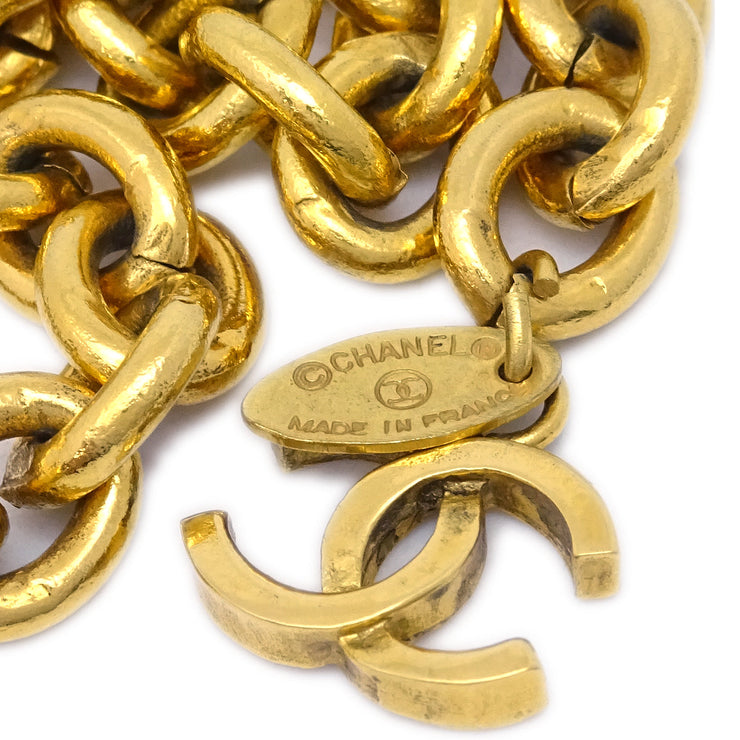 Chanel CC Gold Chain Belt 684 Small Good
