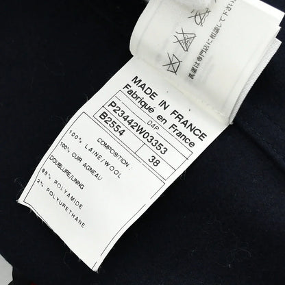 Chanel 2004 Spring Letterman Bomber Jacket Navy #38