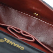 Chanel 1989-1991 Lambskin Turnlock Mini Full Flap Bag