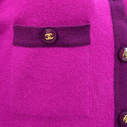Chanel Cardigan Purple 95A #44