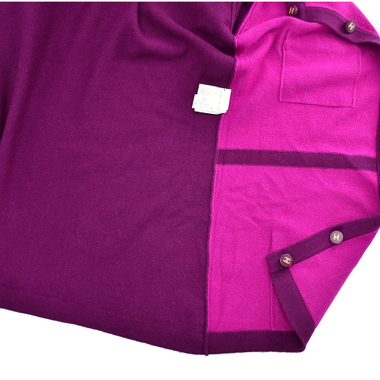 Chanel Cardigan Purple 95A #44