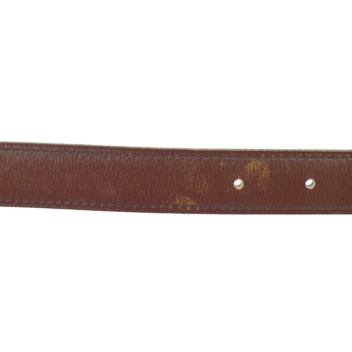 Hermes 2000 Black Box Calf Constance Reversible Belt #65 Small Good