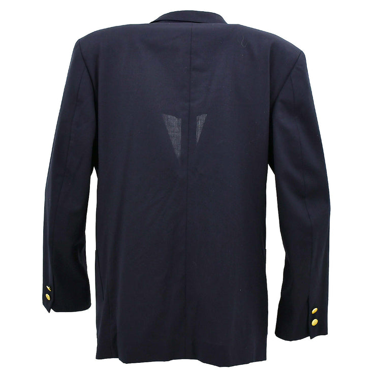 Christian Dior Single Breasted Jacket Navy #S