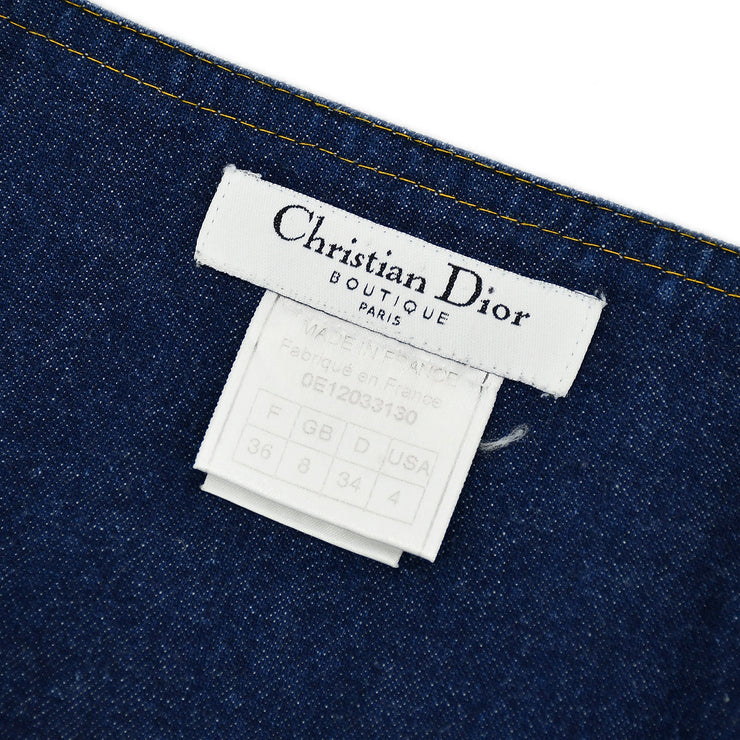 クリスチャンディオール スカート デニム ブルー #38