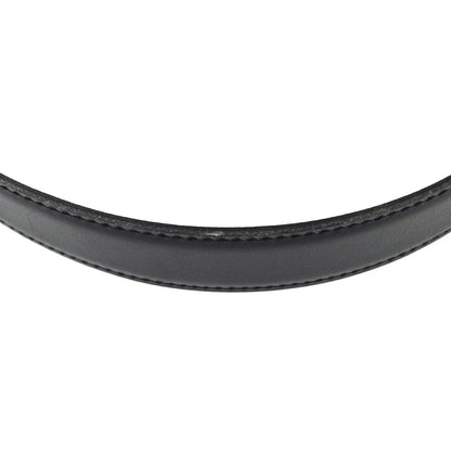 Hermes 1998 Black Box Calf Constance Reversible Belt #70 Small Good