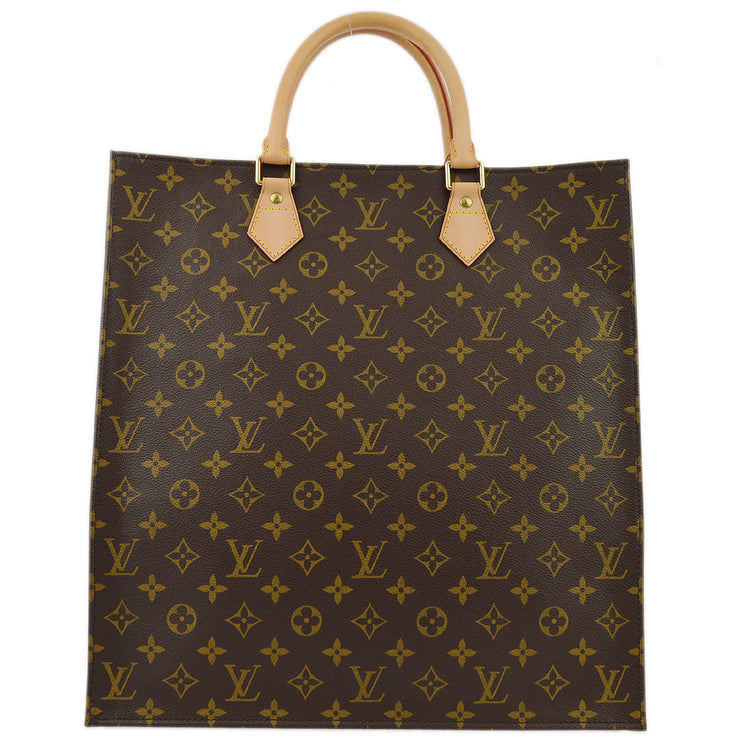 Louis Vuitton 2010 Monogram Sac Plat Handbag M51140