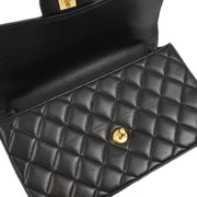 Chanel Black Lambskin Medium Double Sided Classic Flap Bag