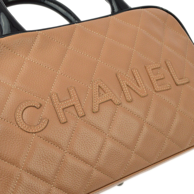 Chanel 2000-2001 Caviar Bowling Bag 27