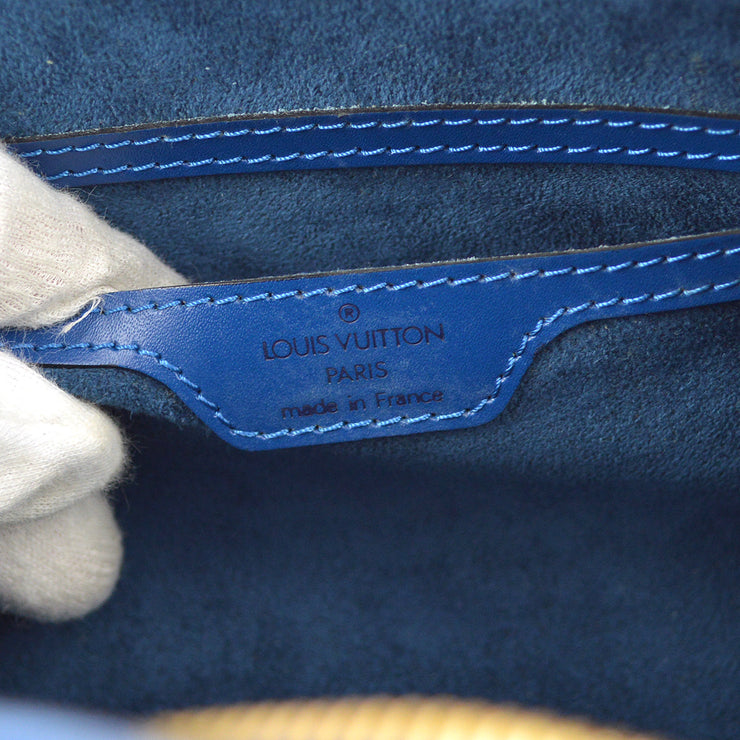 Louis Vuitton 1996 Blue Epi Soufflot Handbag M52225