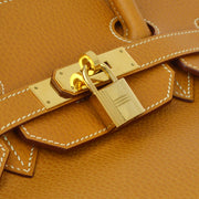 Hermes Natural Sable Ardennes Birkin 35 Handbag