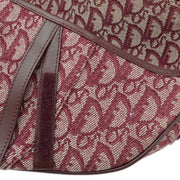 Christian Dior 2002 Bordeaux Trotter Saddle Handbag