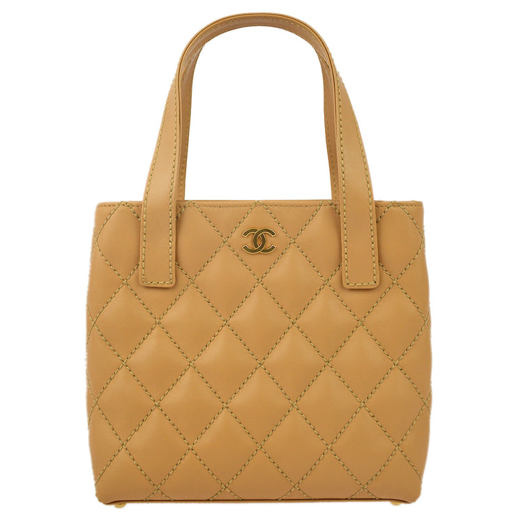 Chanel 2003-2004 Calfskin Wild Stitch Tote 25