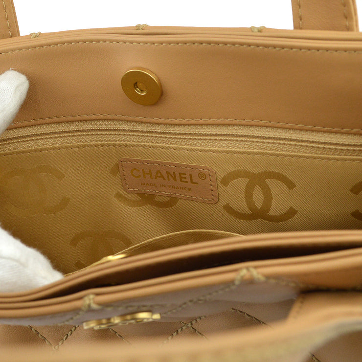 Chanel 2003-2004 Calfskin Wild Stitch Tote 25