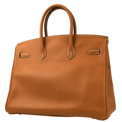 Hermes 2008 Gold Swift Birkin 35 Handbag