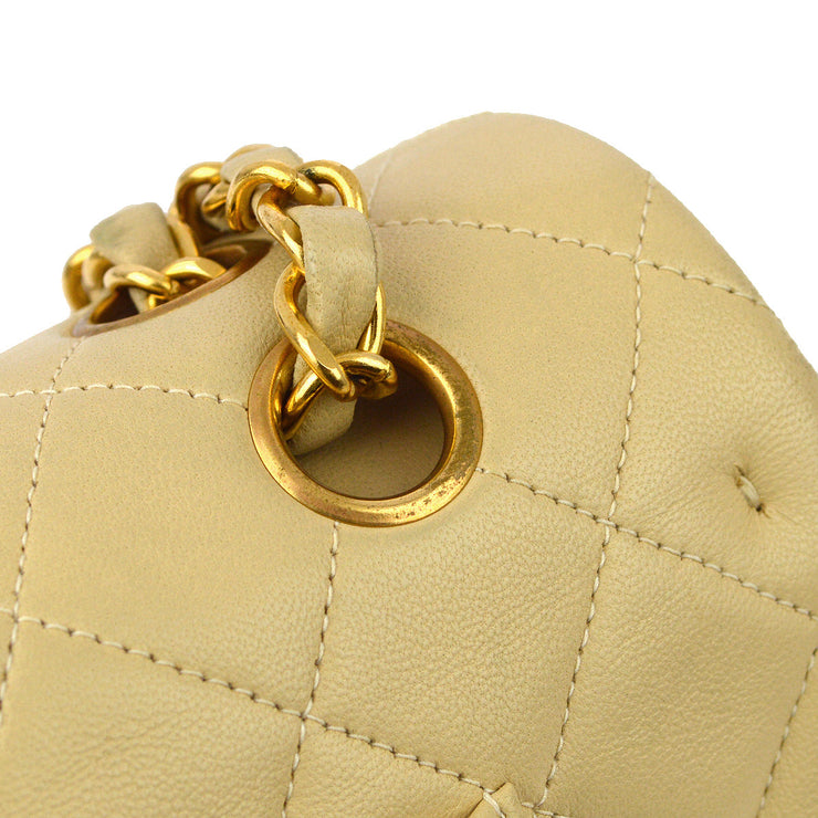 Chanel 1994-1996 Lambskin Medium Classic Double Flap Bag