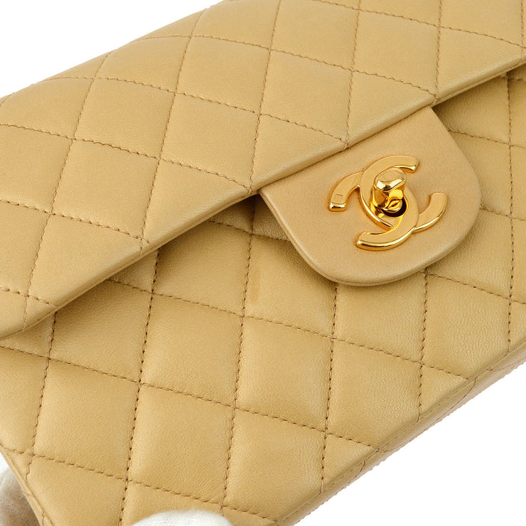 Chanel 1997-1999 Lambskin Small Classic Double Flap Bag