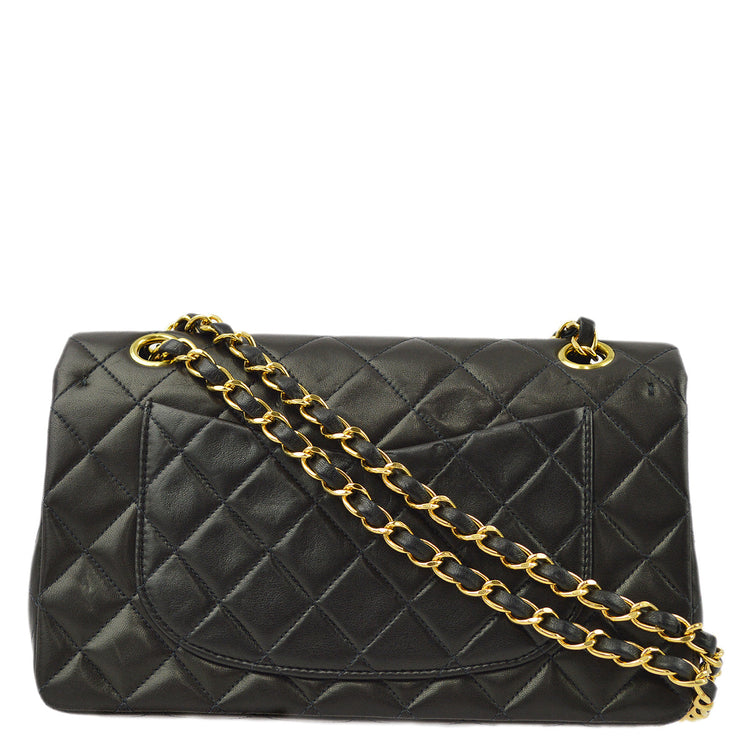 Chanel 1991-1994 Lambskin Small Classic Double Flap Bag