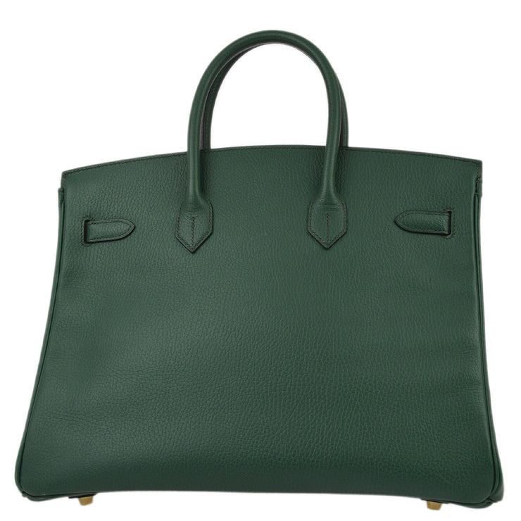 Hermes Green Ardennes Birkin 35 Handbag