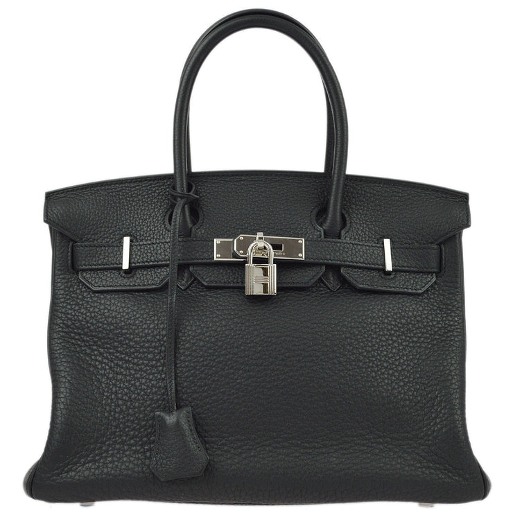 Hermes 2008 Black Togo Birkin 30 Handbag