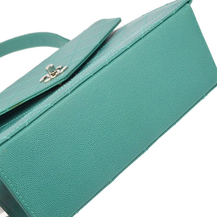 Chanel Green Caviar Handbag