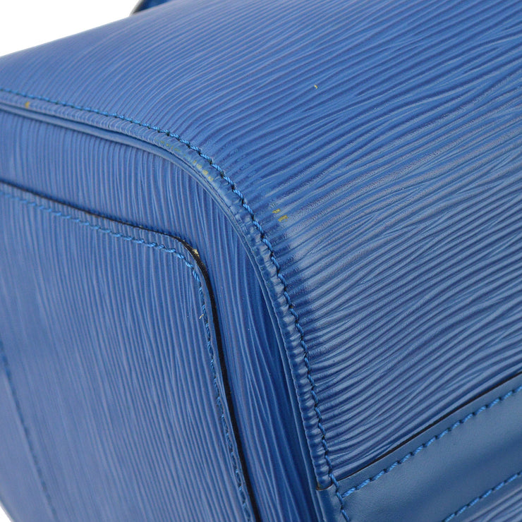 Louis Vuitton 1996 Blue Epi Speedy 25 Handbag M43015