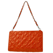 Chanel 2009-2010 Patent Leather Icon Chain Handbag