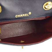 Chanel 1989-1991 Navy Lambskin Handbag