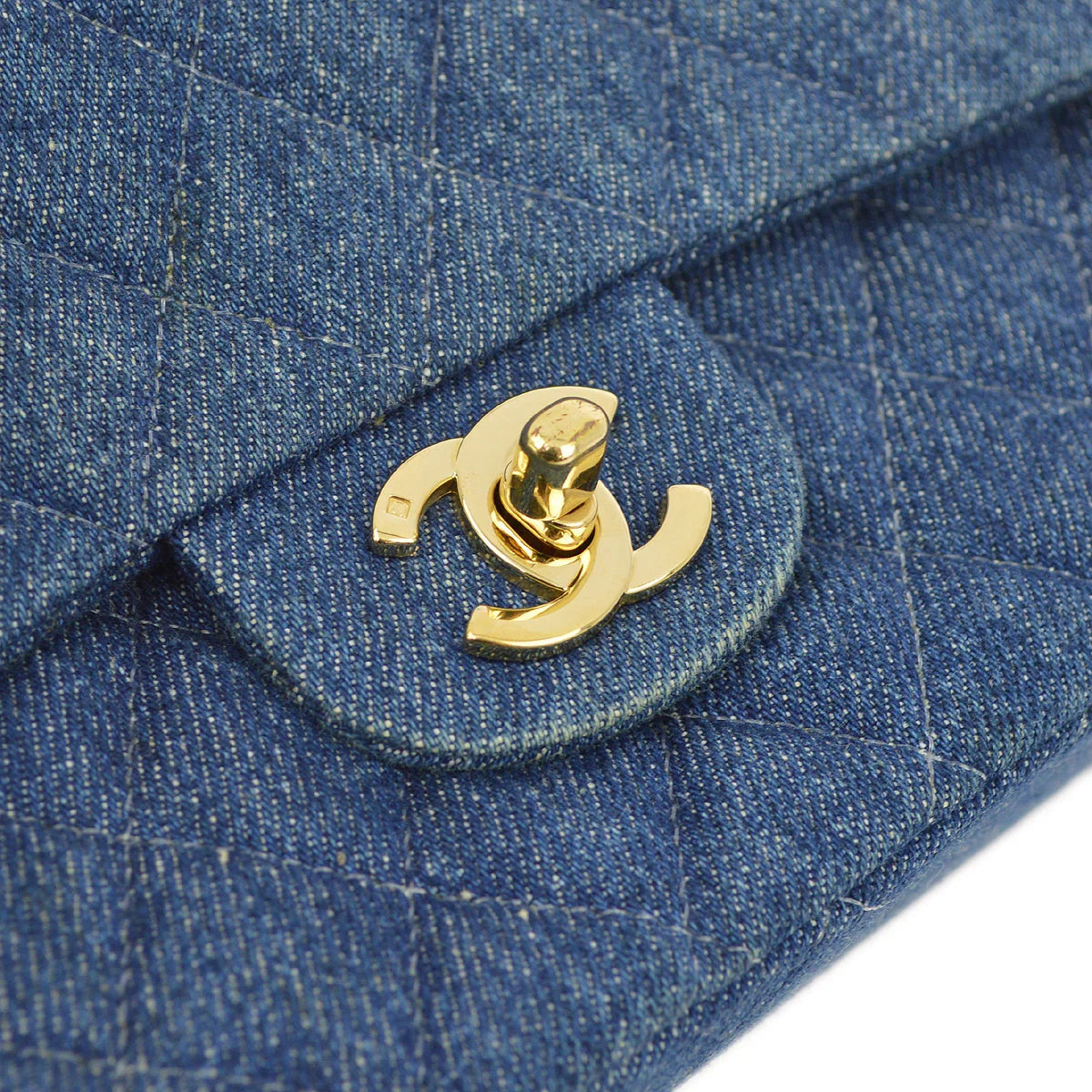 Chanel 1997-1999 Denim Medium Classic Double Flap Bag
