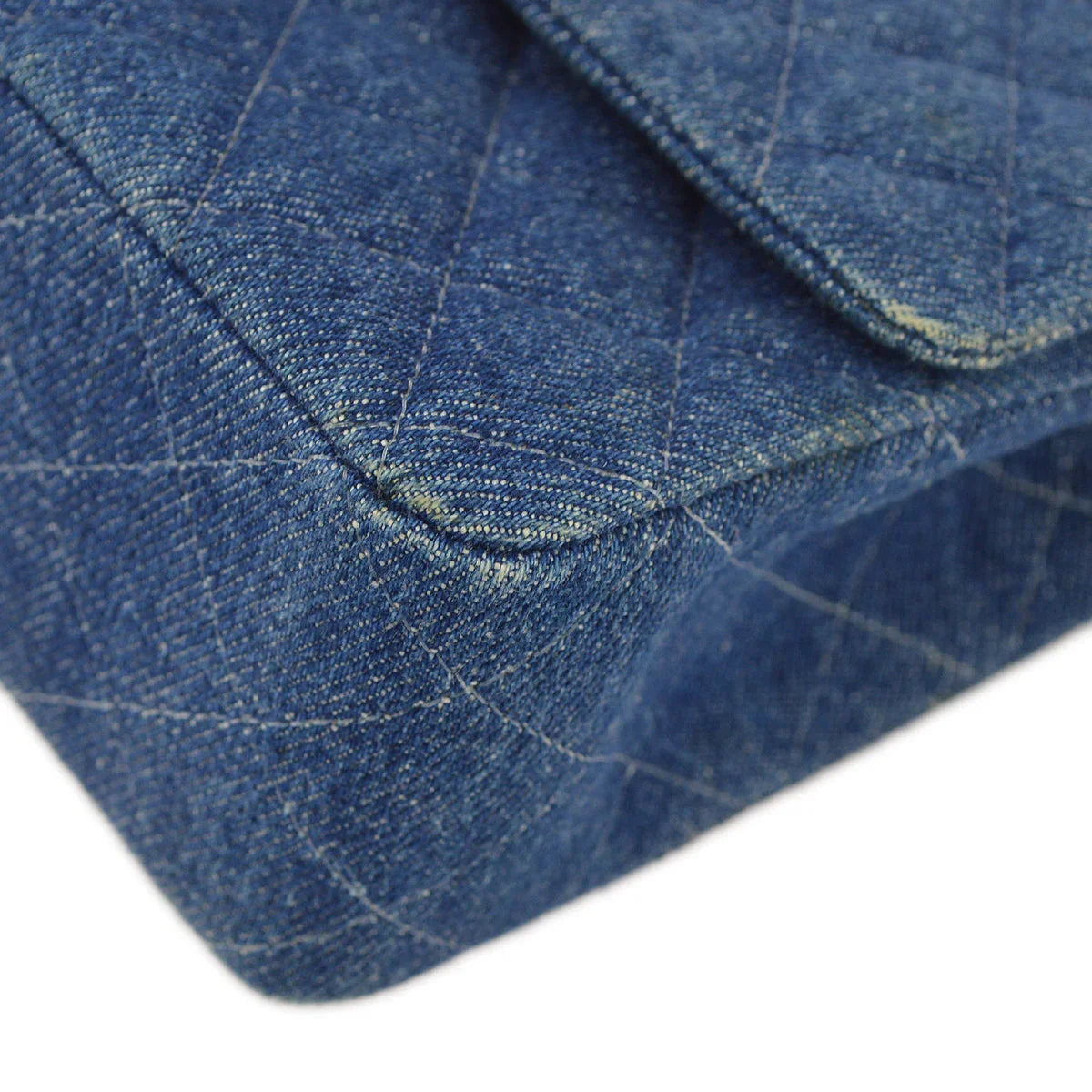 【CHANEL】1997 extremely rare vintage denim★ショルダー Chanel * 1997-1999 Blue Denim Small Classic Double Flap