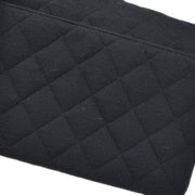 Chanel Black Cotton Shoulder Bag
