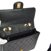 Chanel 1996-1997 Lambskin Small Border Flap Bag