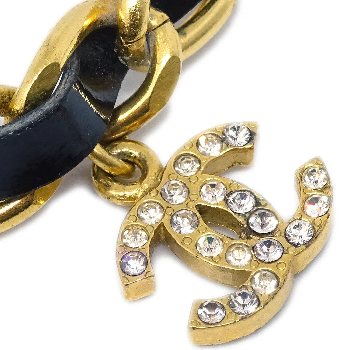 Chanel Crystal & Gold CC Choker 96P