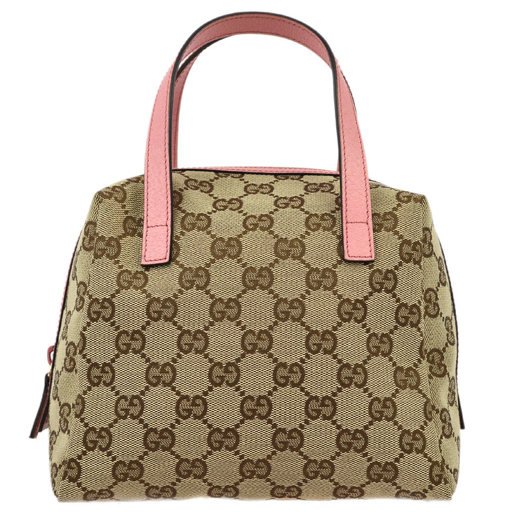 Gucci Beige Pink GG Handbag