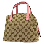 Gucci Beige Pink GG Handbag