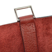 Hermes 2005 Rouge Garance Taurillon Clemence Picotin PM Handbag