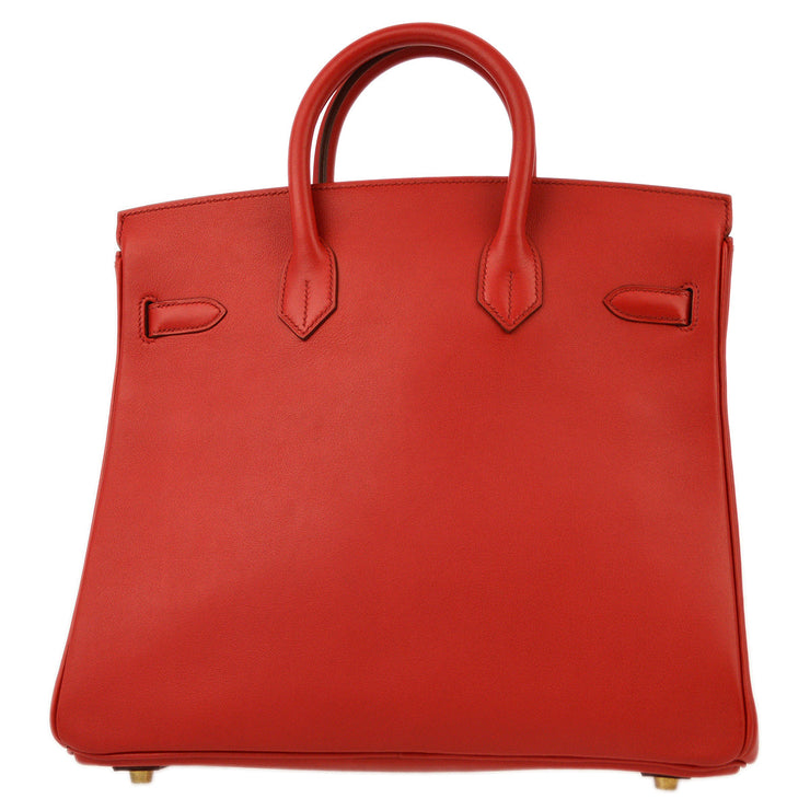 Hermes Red Gulliver Haut a Courroies 32 Handbag