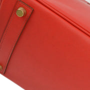 Hermes 1999 Red Gulliver Haut a Courroies 32 Handbag