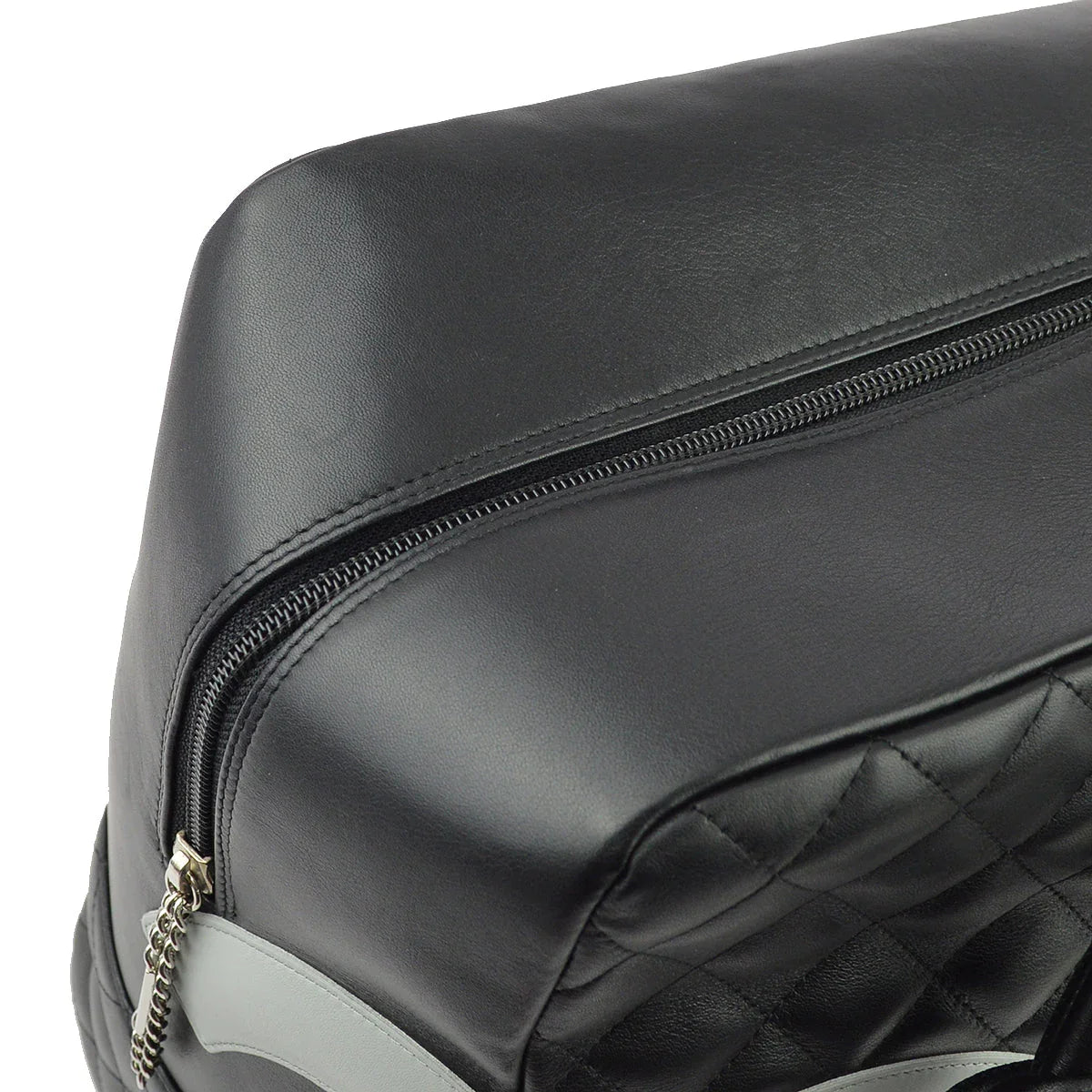 Chanel 2004-2005 Black Calfskin Cambon Ligne Handbag