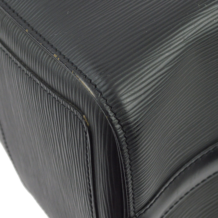 Louis Vuitton 2000 Black Epi Speedy 25 Handbag M43012